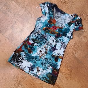 Papillon XS cap sleeved tunic